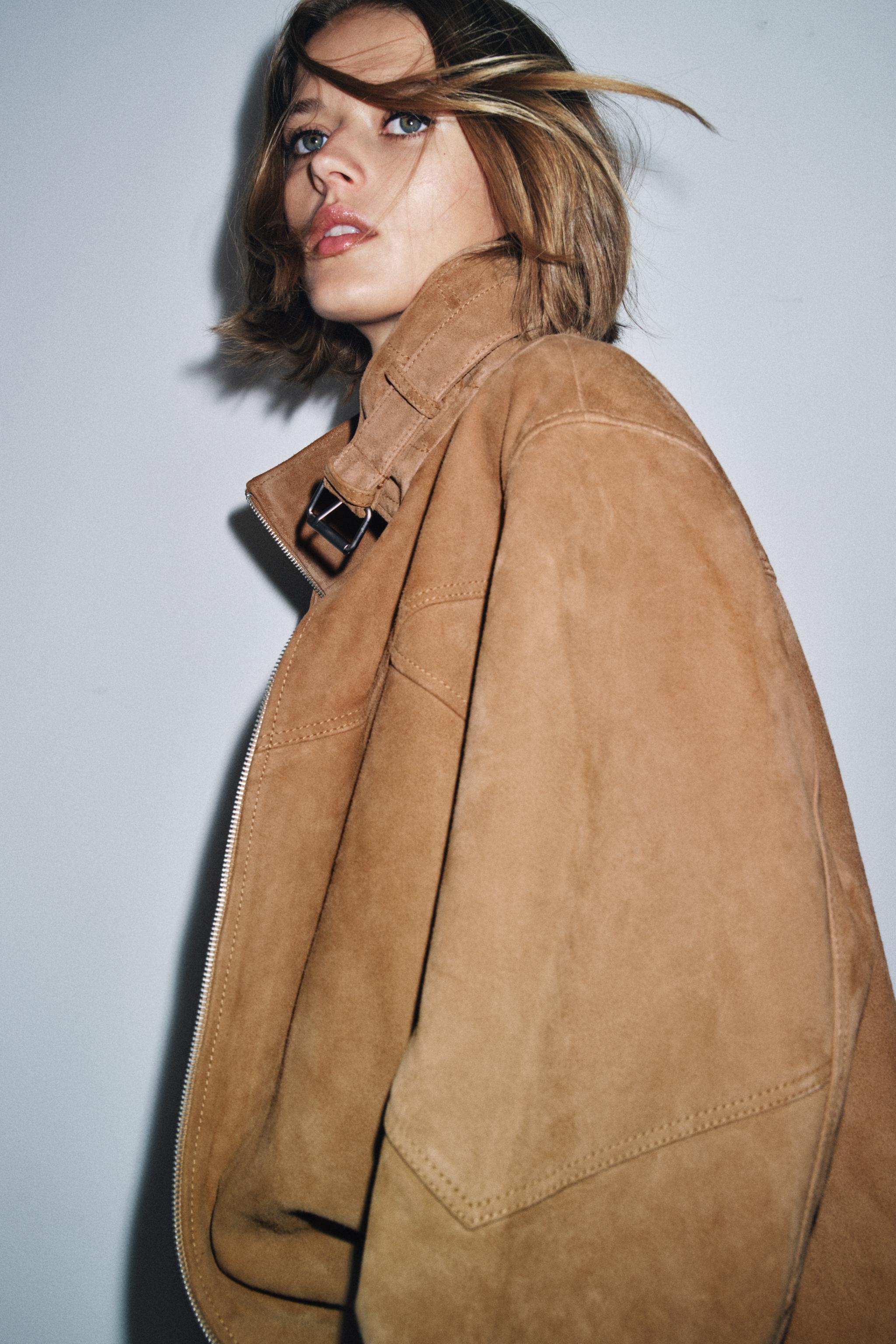 ZARA ザラ　フェイクレザースタッズジャケット ZW COLLECTION ZARA ザラ フェイクレザースタッズジャケット ZW COLLECTION