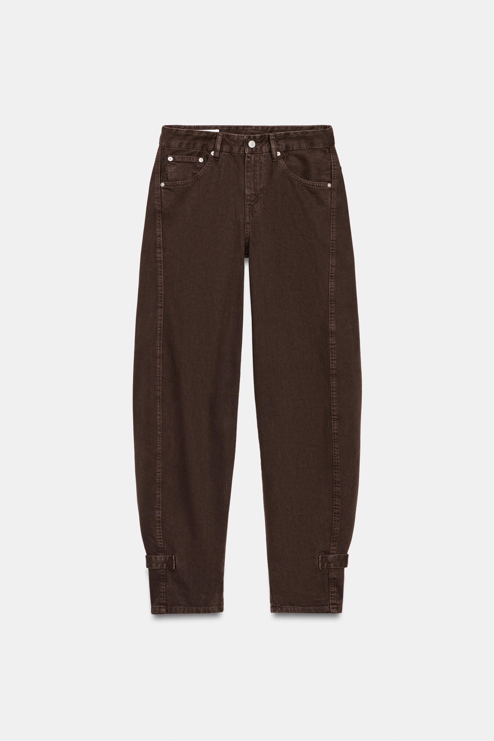 JEANS TRF BALLOON TAILLE NORMALE AVEC BRIDE