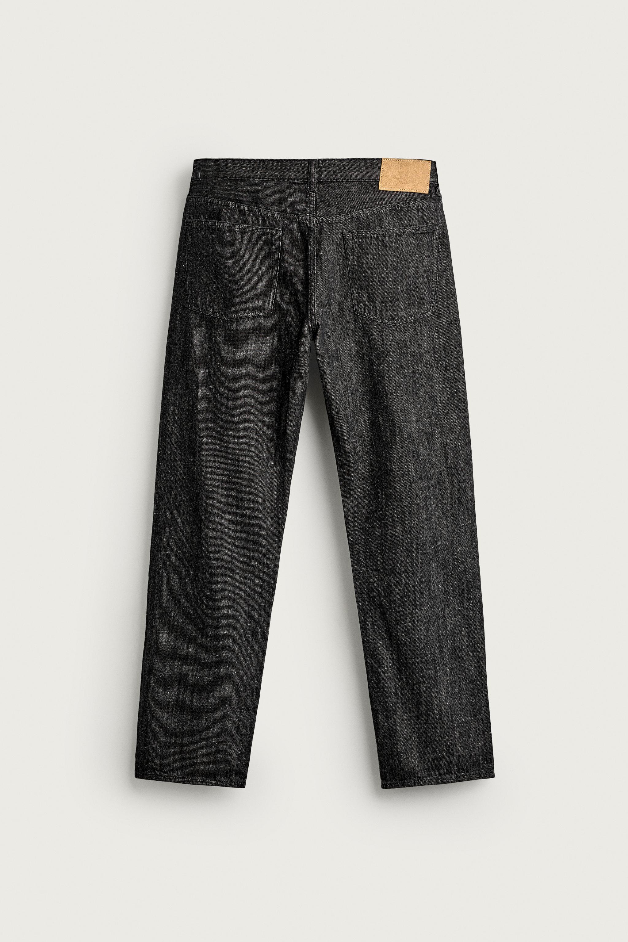 Мужские джинсы Zara LIGHTWEIGHT REGULAR FIT JEANS — фото 8