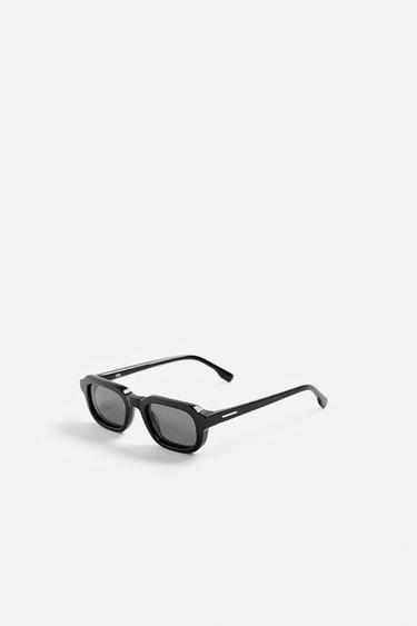 RECTANGULAR SUNGLASSES - Black by Zara - Image 4