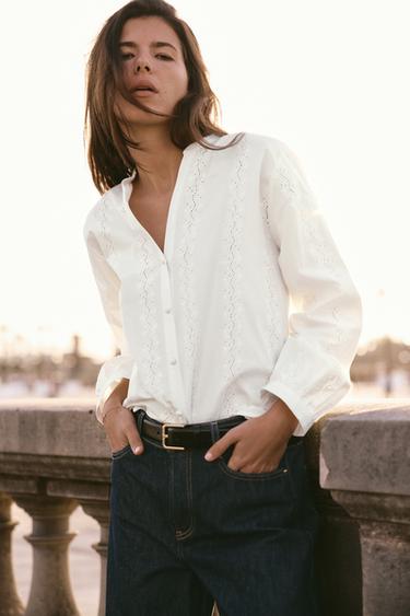 Ropa Zara Camisa Blanca Zara Mujer 2019 Moda Zara Zara Mujer