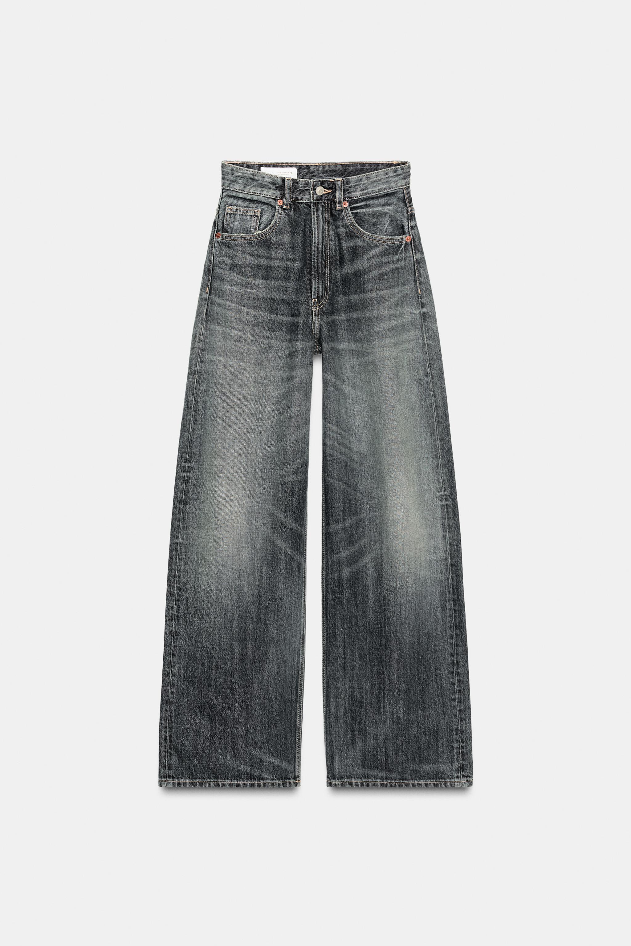 TRF EXTRA WIDE LEG HIGH WAIST JEANS