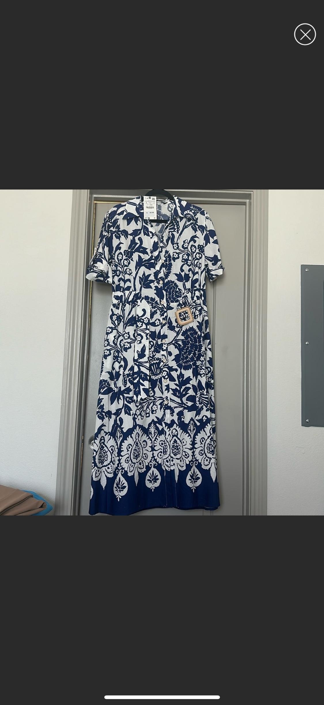 MIDI FLORAL PRINT DRESS