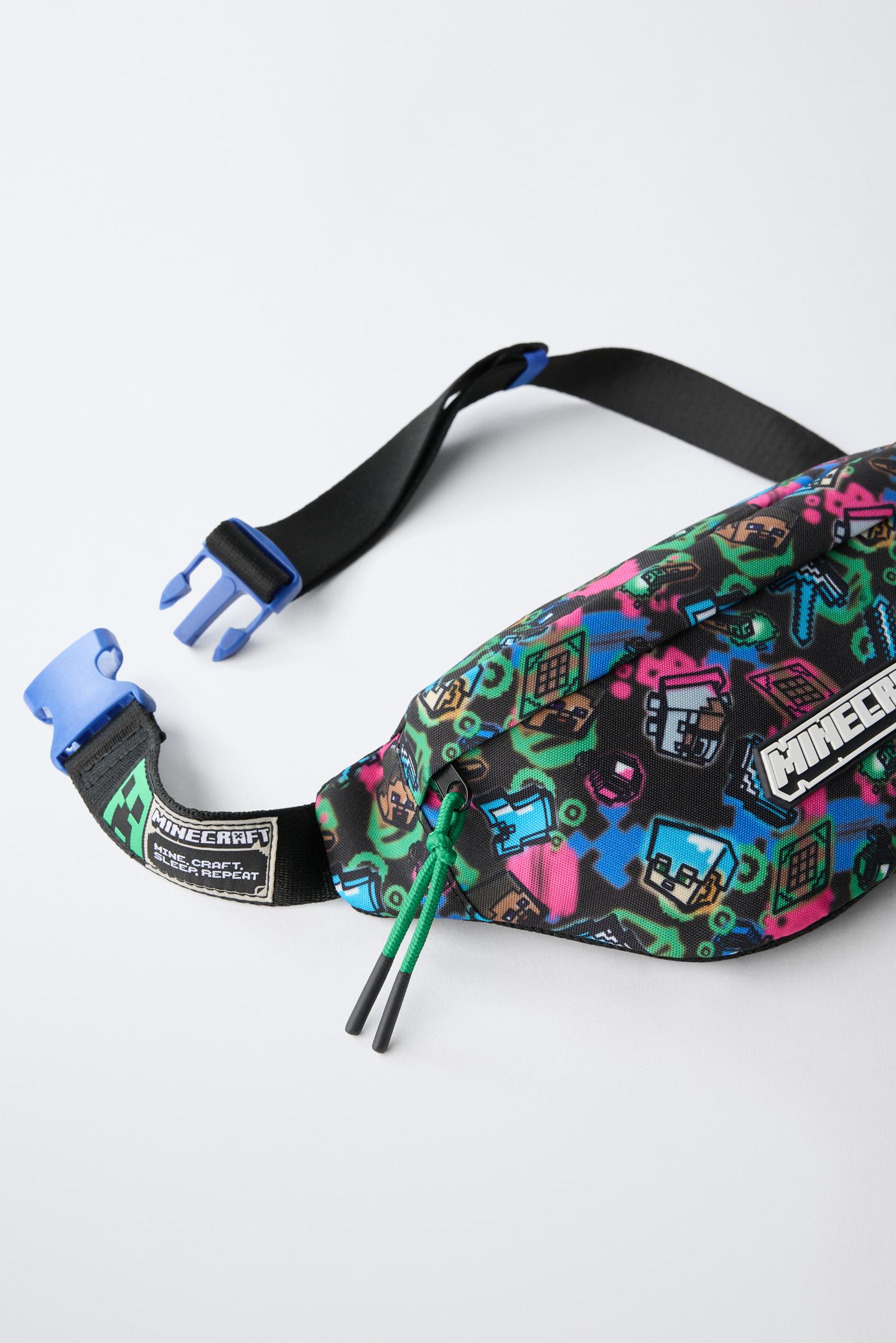 Детская сумка Zara Minecraft © Mojang AB. ™ Belt, цвет: Чёрный — фото 3