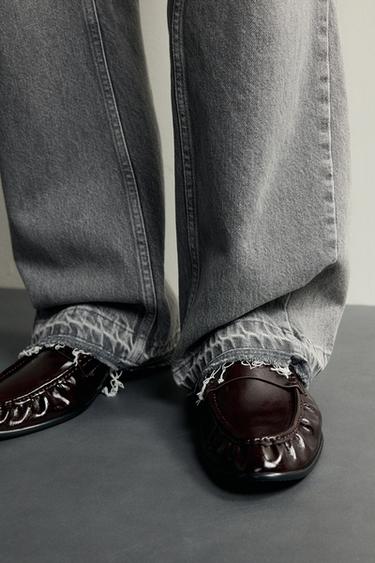 DRESSY PENNY LOAFERS - Burgundy Red by Zara - Image 0
