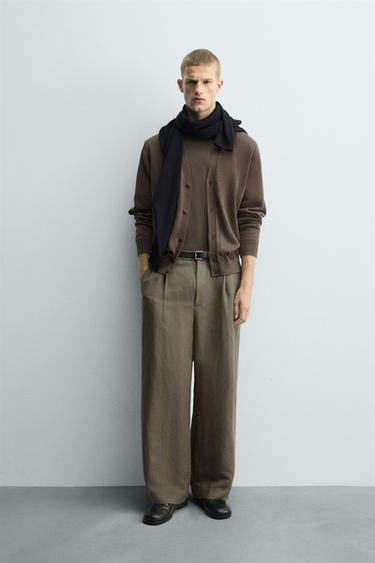 CARDIGAN STRUCTURÉ - Vison de Zara