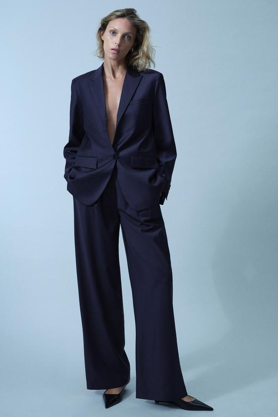 КОЖАНЫЕ СЛИНГБЭКИ НА МИНИ-ТАНКЕТКЕ — Черный от Zara — изображение 0