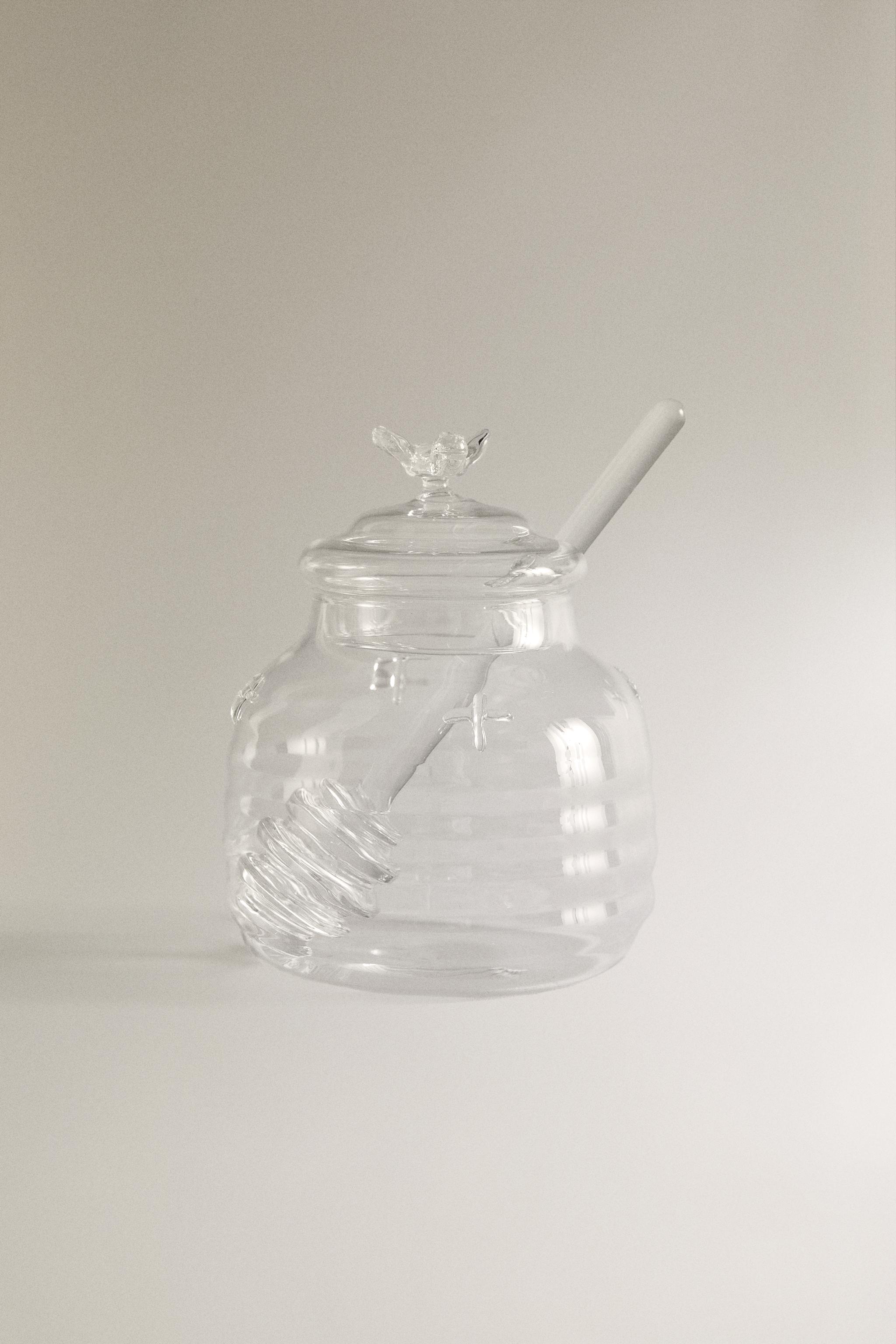BUMBLEBEE BOROSILICATE GLASS HONEY JAR