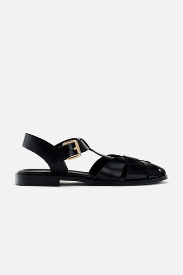 CAGE SANDALS - Black by Zara