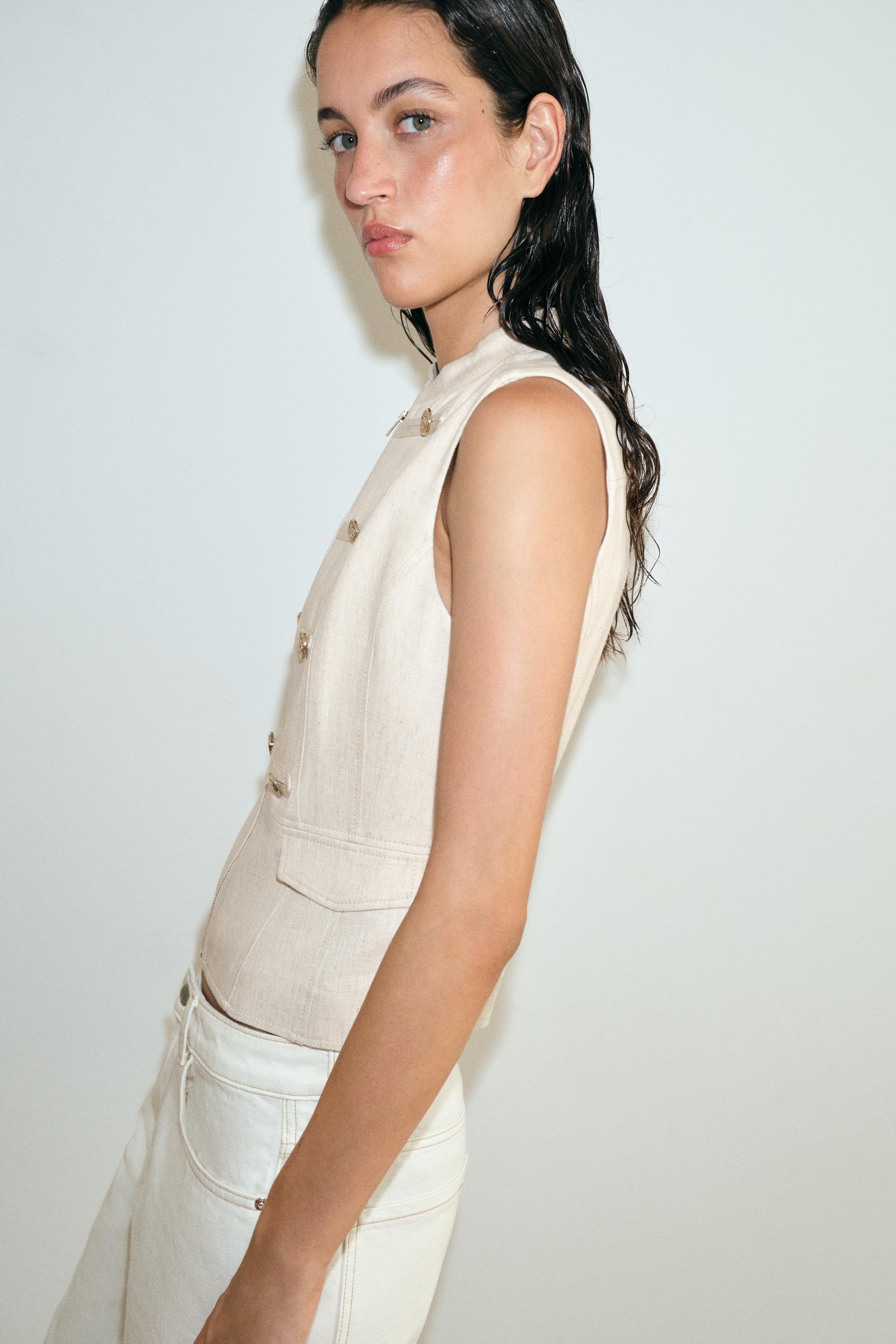 ZIP UP VEST WITH FROG FASTENING - thumbnail 4