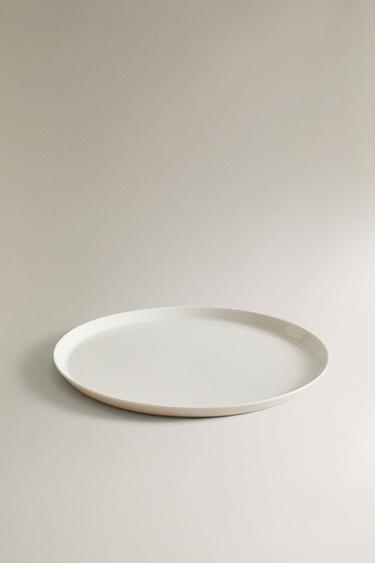 PORCELAIN DINNER PLATE - White by Zara - Image 1