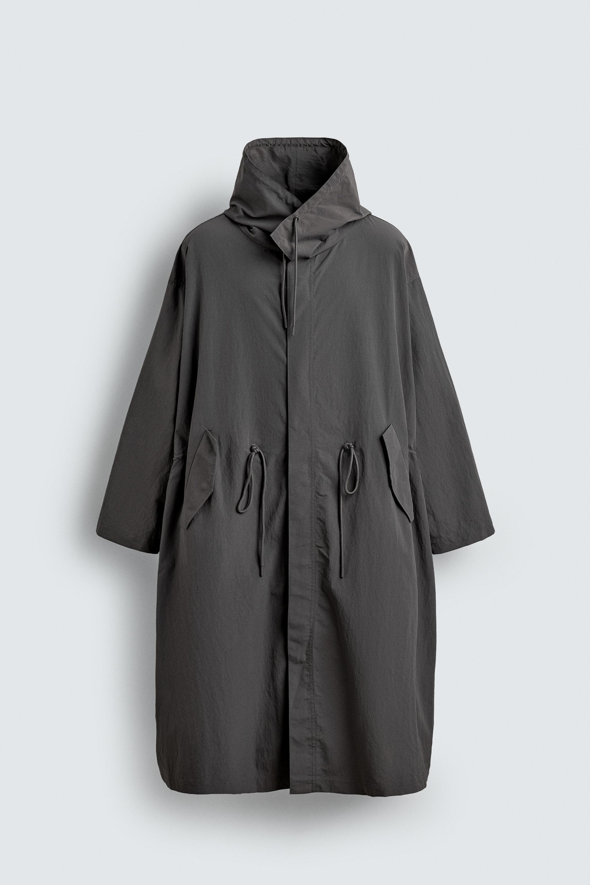 【名作美品】POLYPLOID OVERSIZE PARKA TYPE-C Women's parka Zotcity - CARBON 57 Long sleeve Black - H25