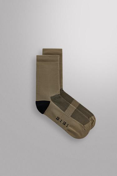 BÍT TẤT BIKER - Màu xanh xám từ Zara