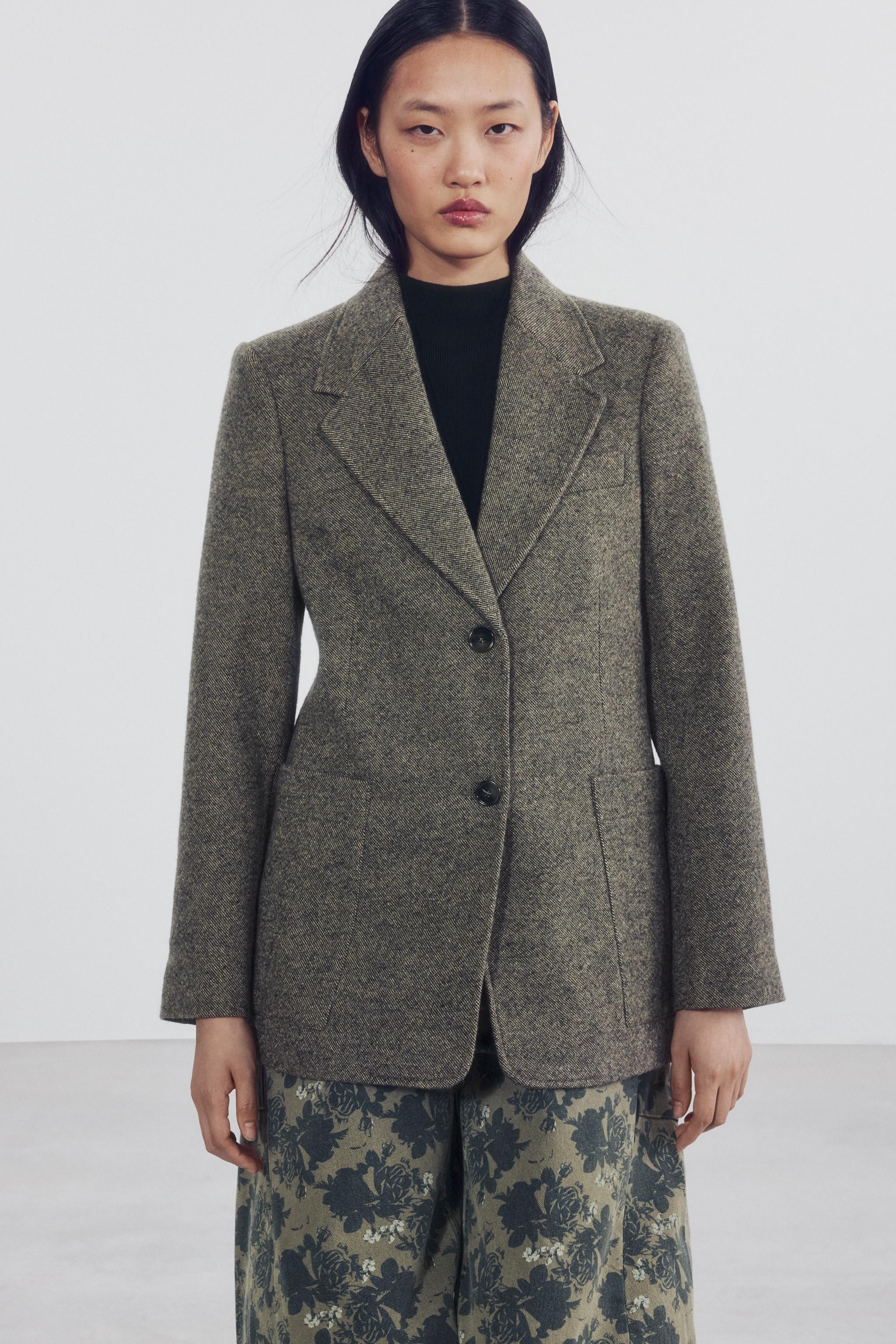 VESTE DROITE AVEC LAINE ZW COLLECTION