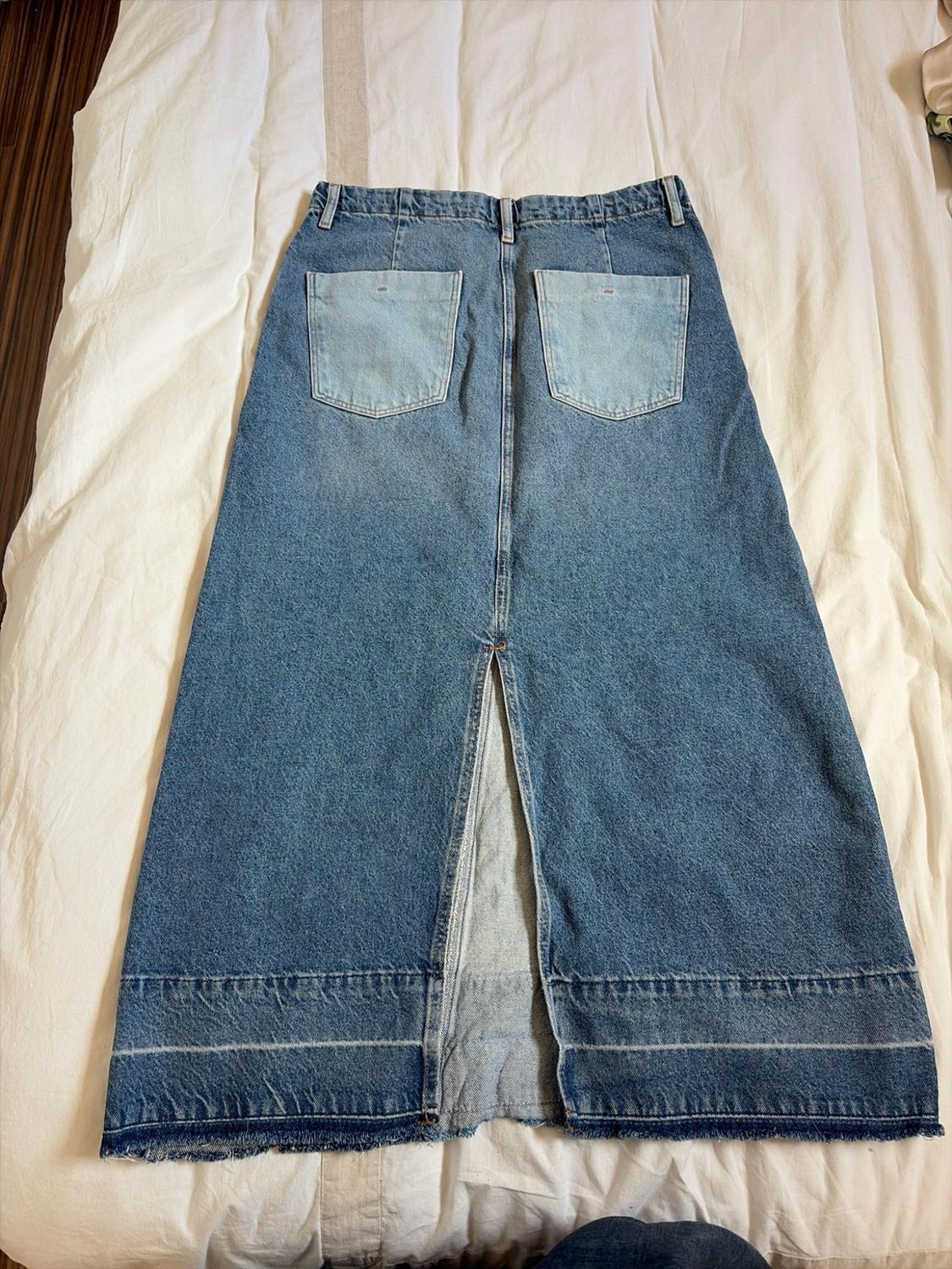 ZW LONG DENIM SKIRT - Image 2