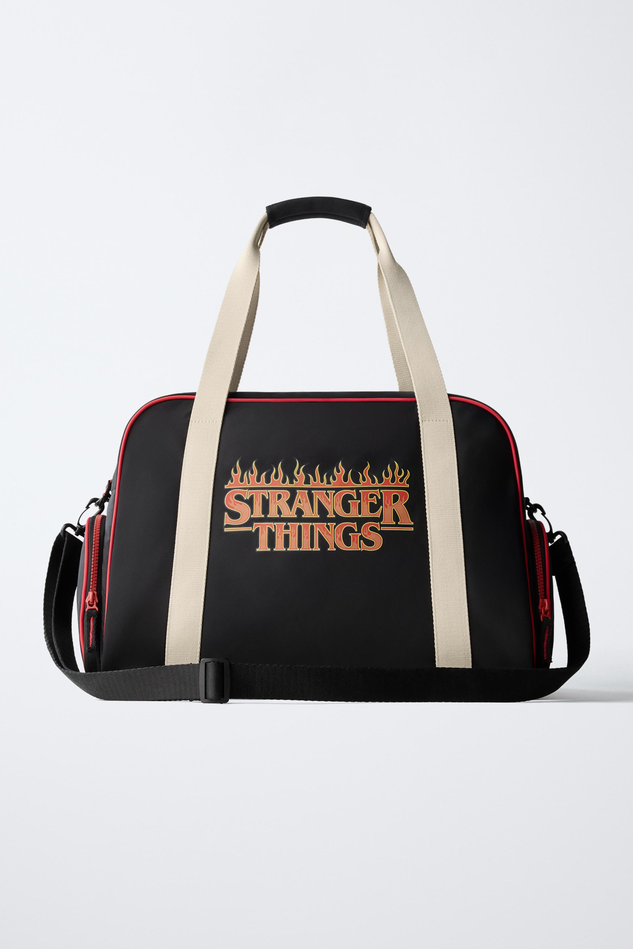 STRANGER THINGS © NETFLIX BOWLING BAG - Black | ZARA Saudi Arabia