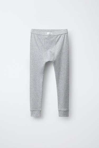 6-14 YEARS/ LONG UNDERPANTS WITH LABEL - Grey marl by Zara