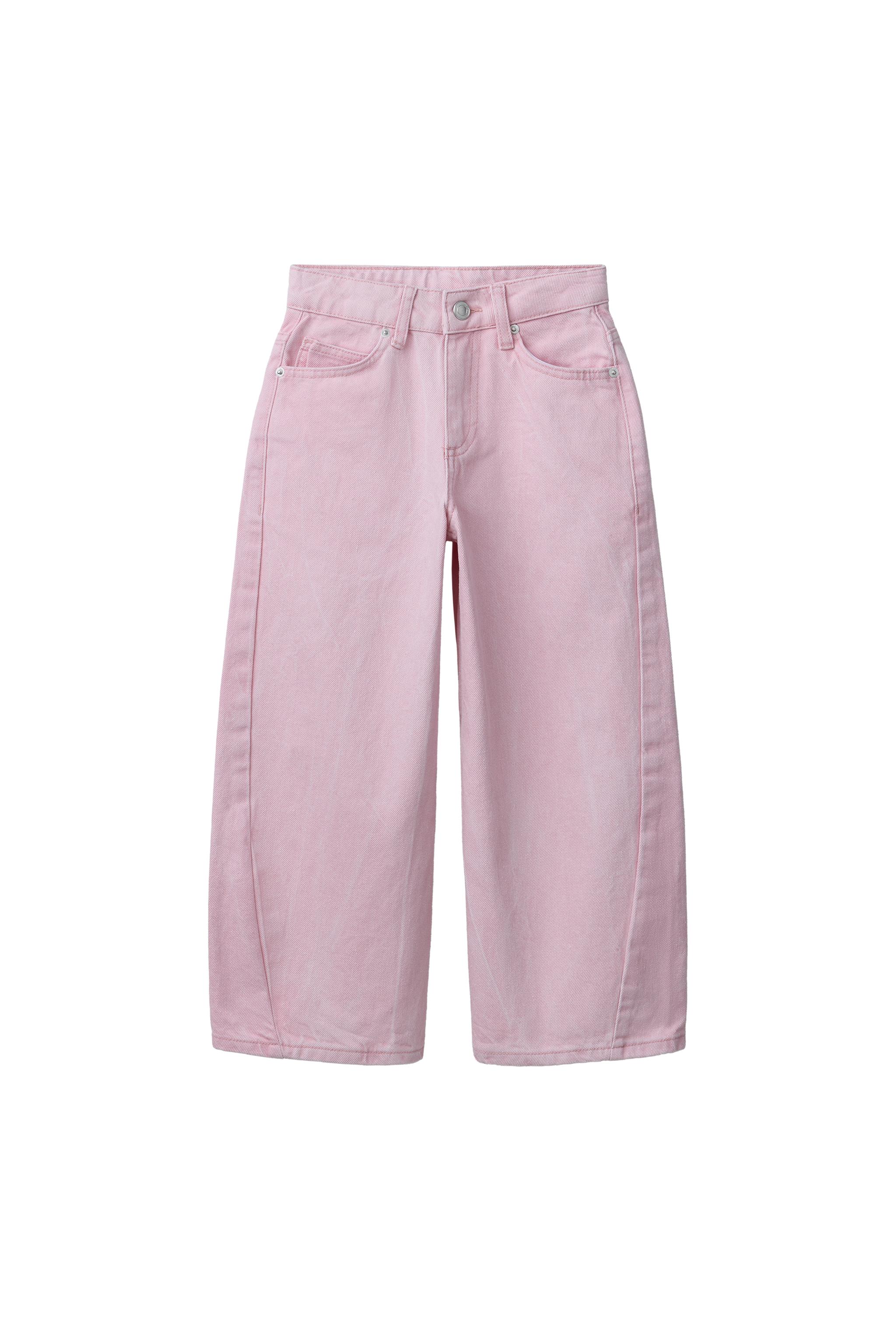 バレルフィットデニムパンツ - ピンク | ZARA Japan / 日本