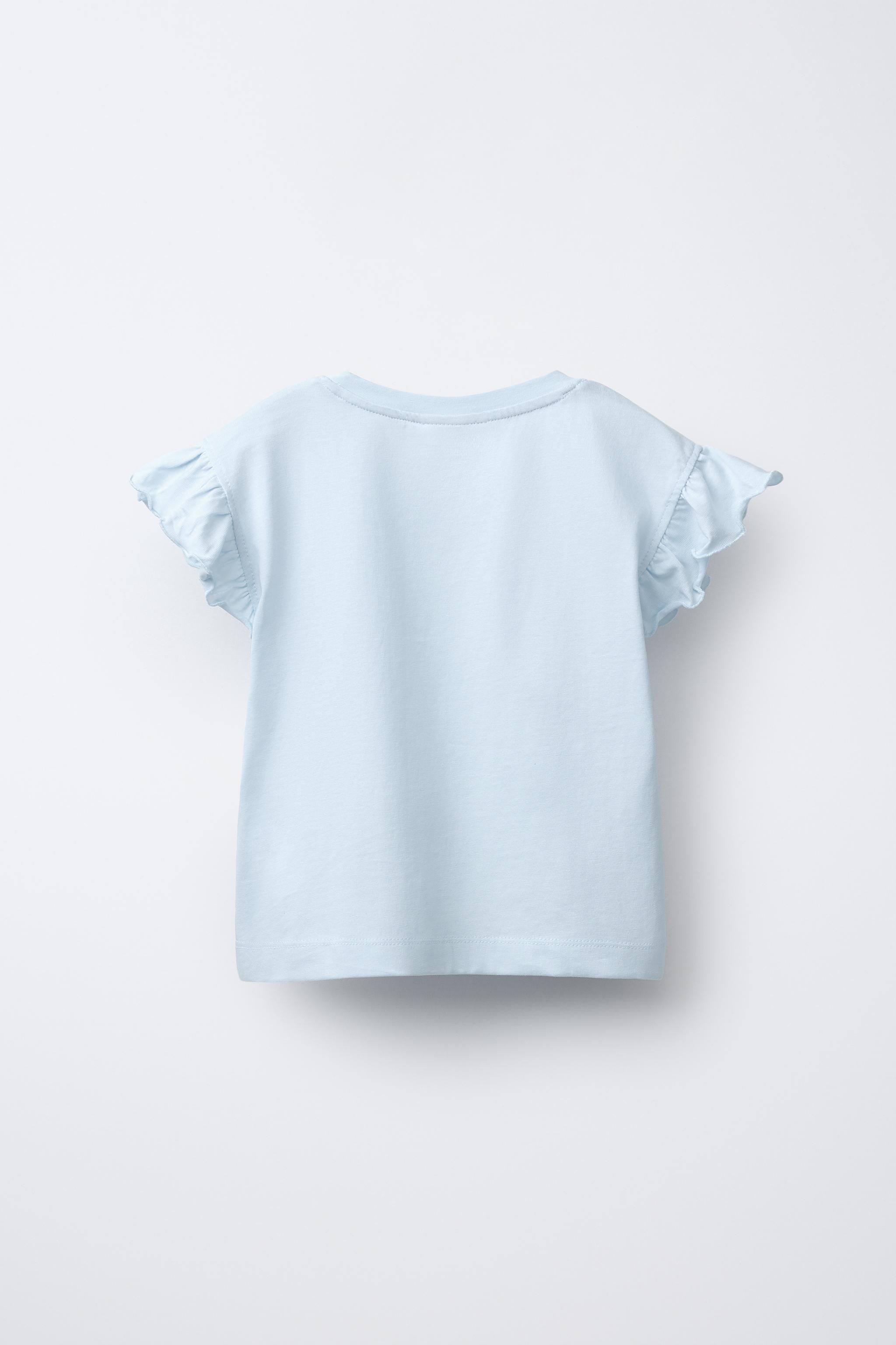 ドットフリルTシャツ【ronron】NECK RUFFLE SHORT SLEEVE TSHIRT ドットフリルTシャツ【ronron】NECK RUFFLE SHORT SLEEVE TSHIRT