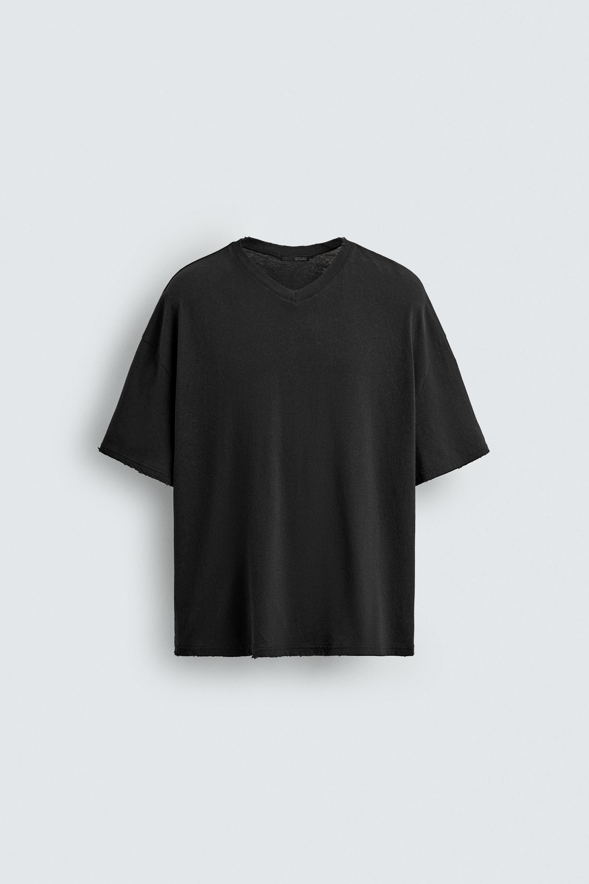 COTTON - HEMP V-NECK T-SHIRT