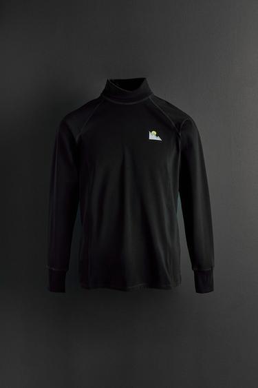 Zaras VENTILERANDE UNDERSTÄLL SKIDKOLLEKTION - Svart