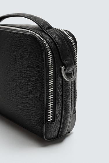 SAC BANDOULIÈRE TEXTURÉ - Noir de Zara - Image 5