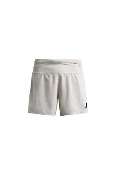 TRAIL RUNNING SHORTS - White by Zara