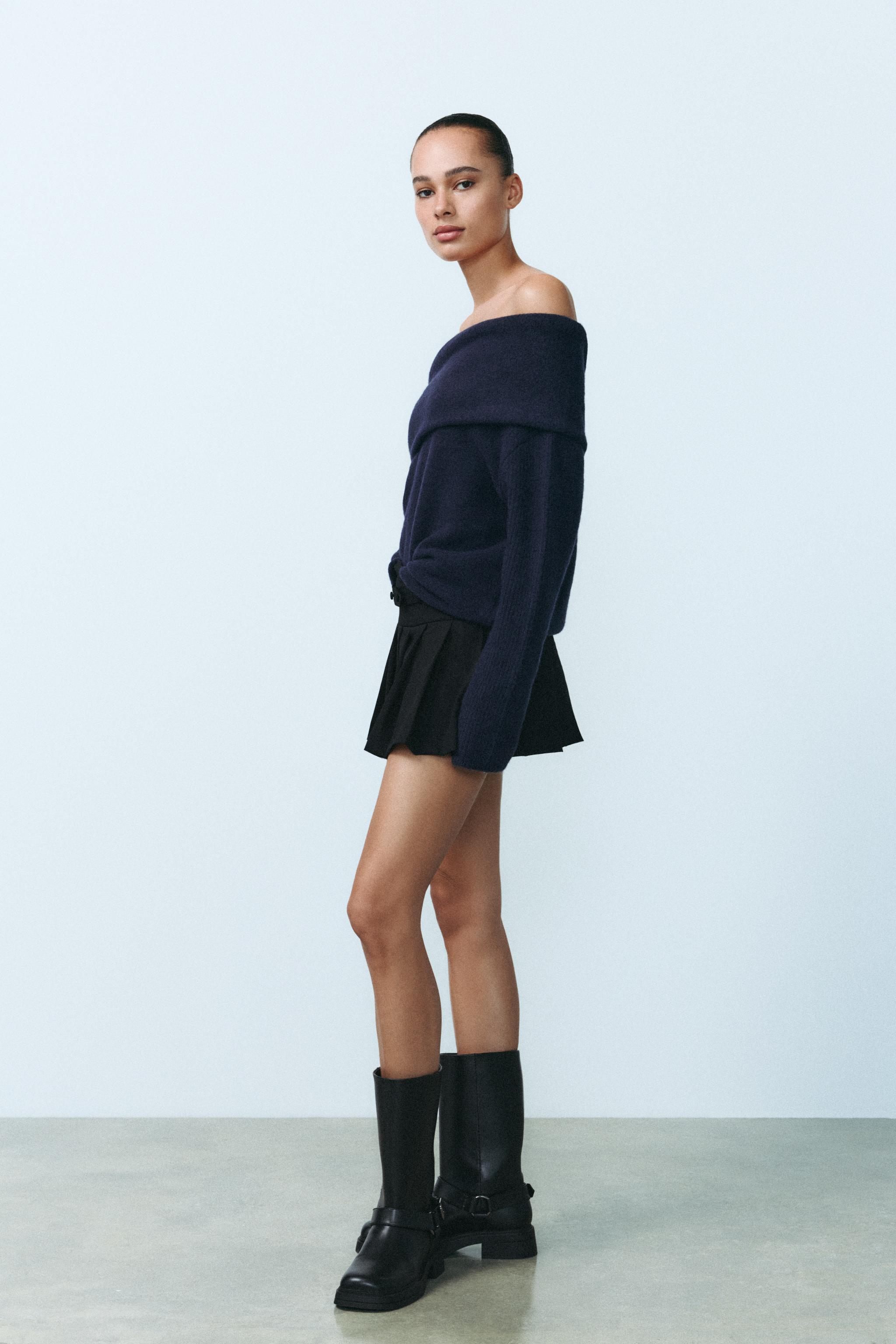 スコート - ブラック | ZARA Japan / 日本