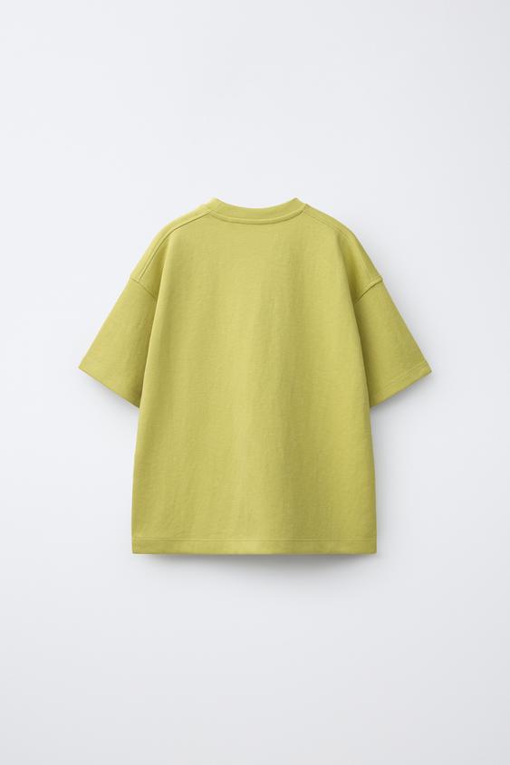 ENSEMBLE T-SHIRT ET BERMUDA INTERLOCK - Vert pistache de Zara - Image 2