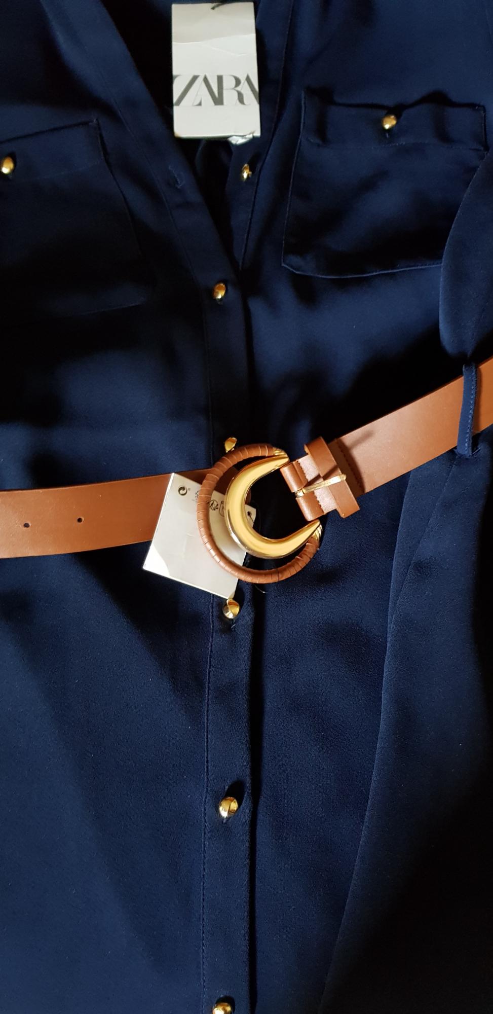 SHIRT DRESS WITH BELT - Image 7