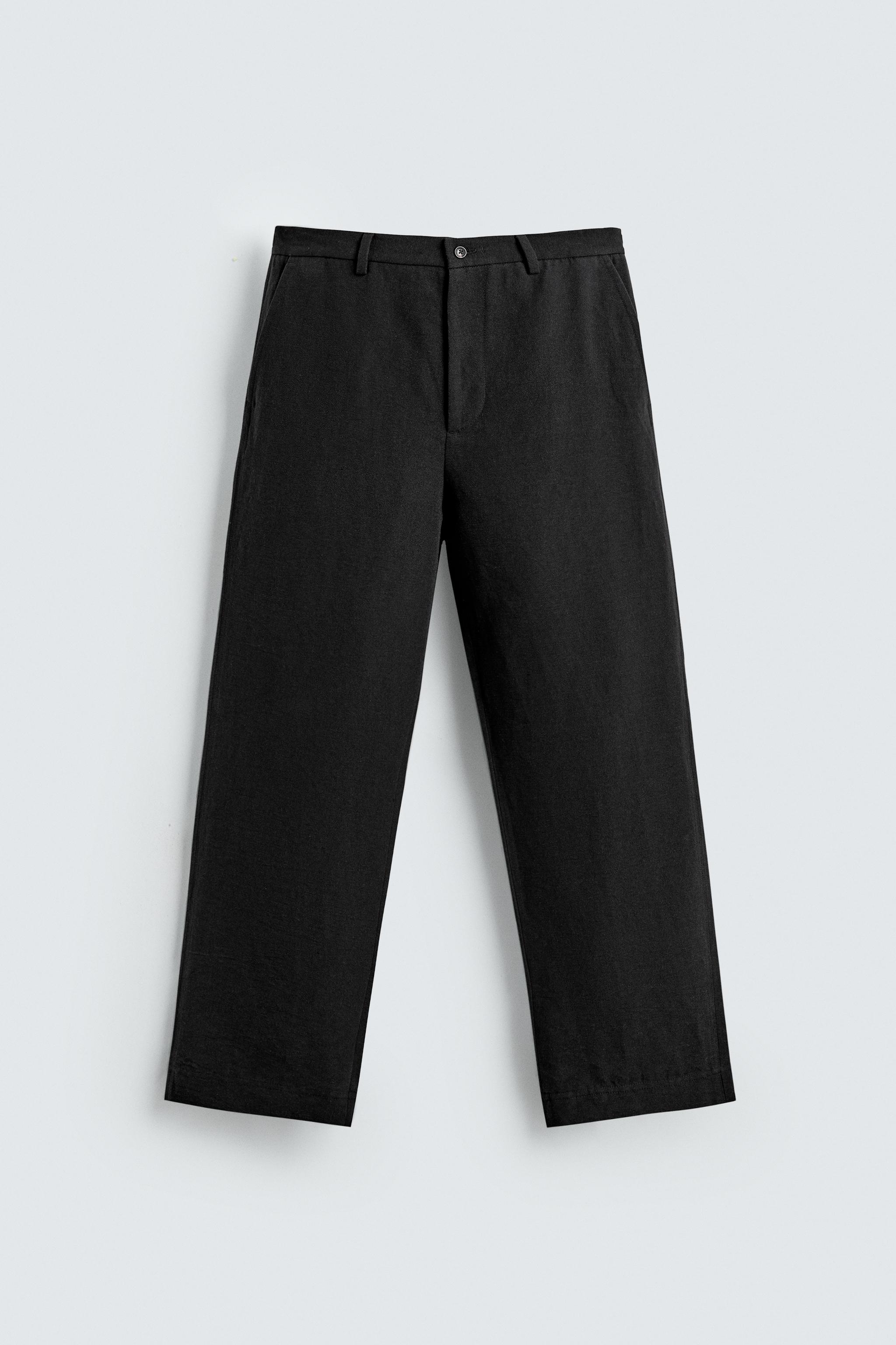 パンツ 2tuck black linen slacks pants LINEN 2TUCK SLACKS(BLACK) – ANCELLM