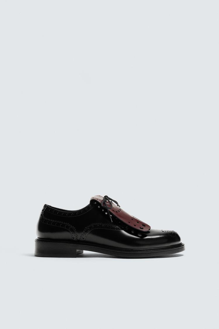 LEATHER SHOES HARRY LAMBERT FOR ZARA X DISNEY