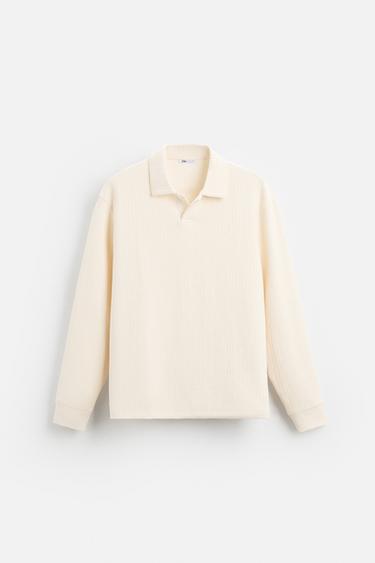 POLO ESTRUCTURA RIB - Crudo de Zara