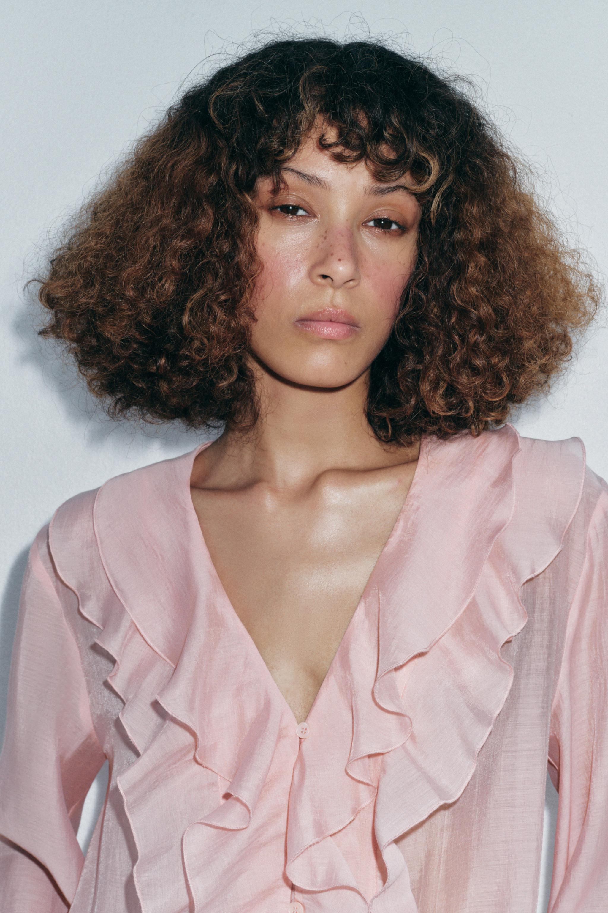 ZW COLLECTION RUFFLED SHIRT