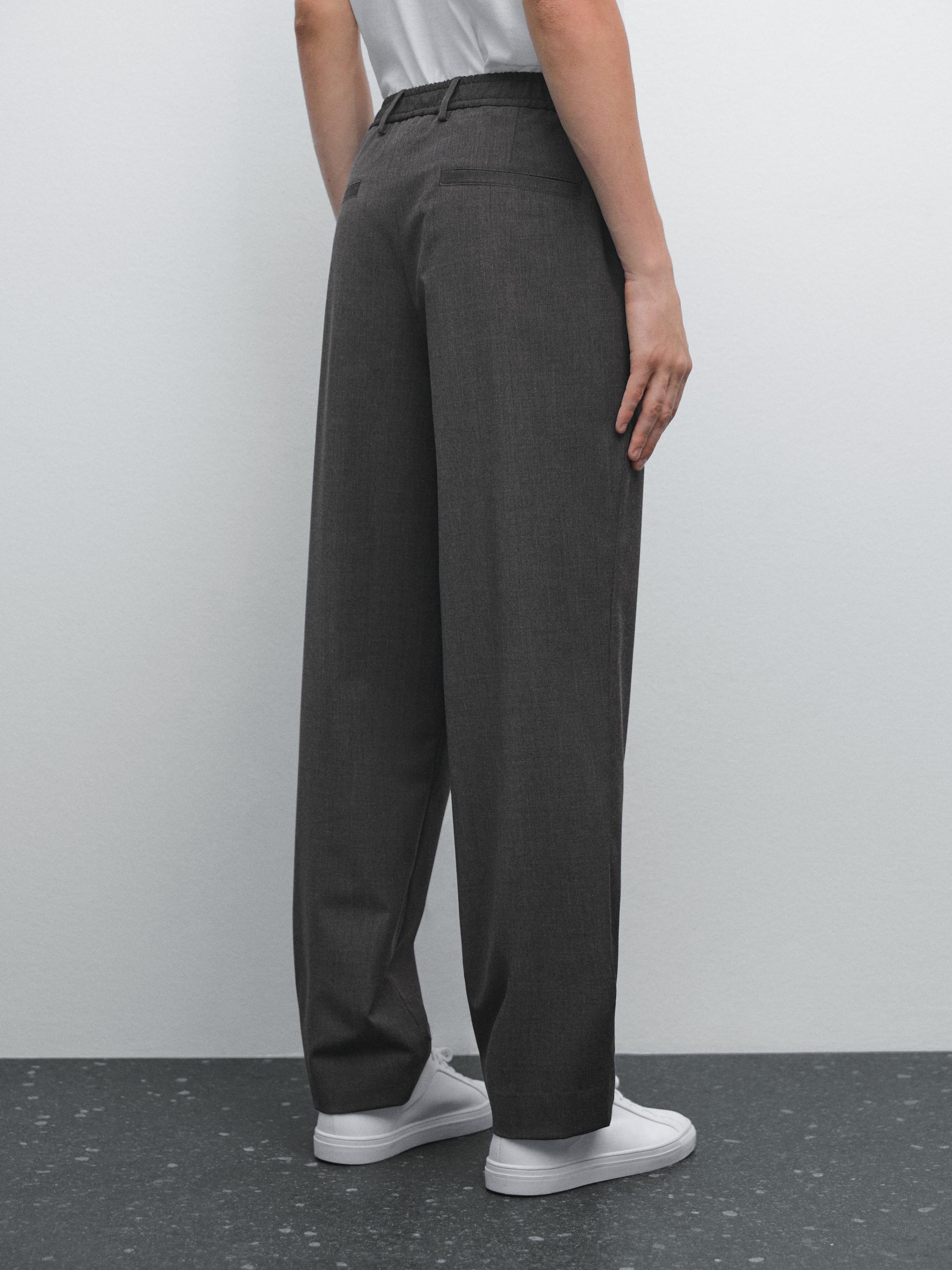 Pantalon laine total look