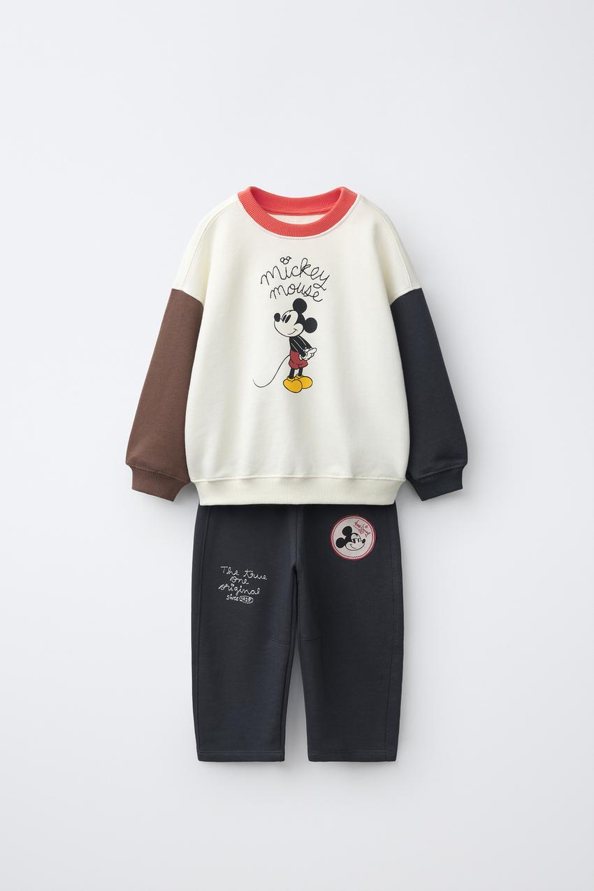 MICKEY MOUSE © DISNEY 刺繍スウェット＆パンツ ジョギングセット 