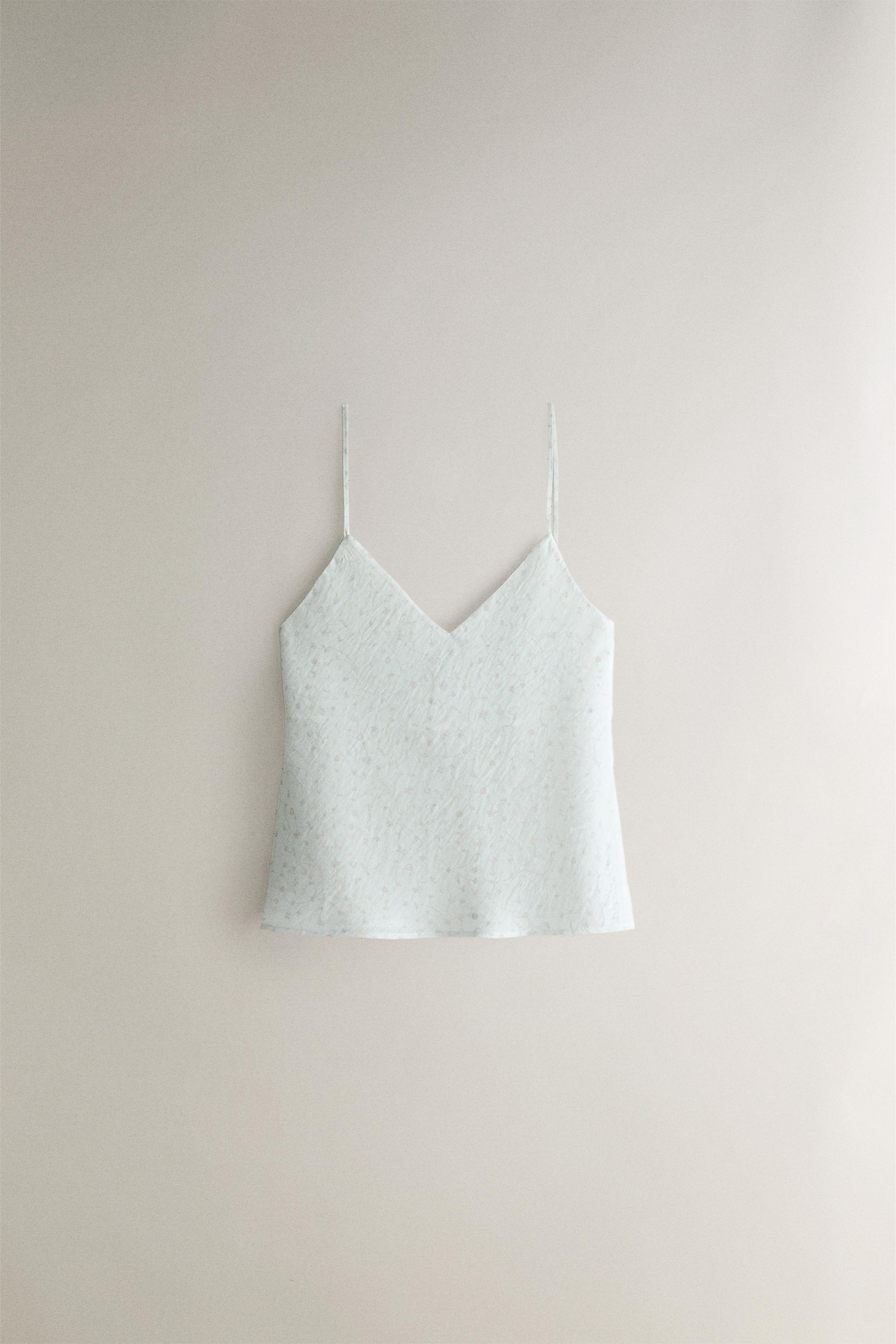 FLORAL STRAPPY TOP