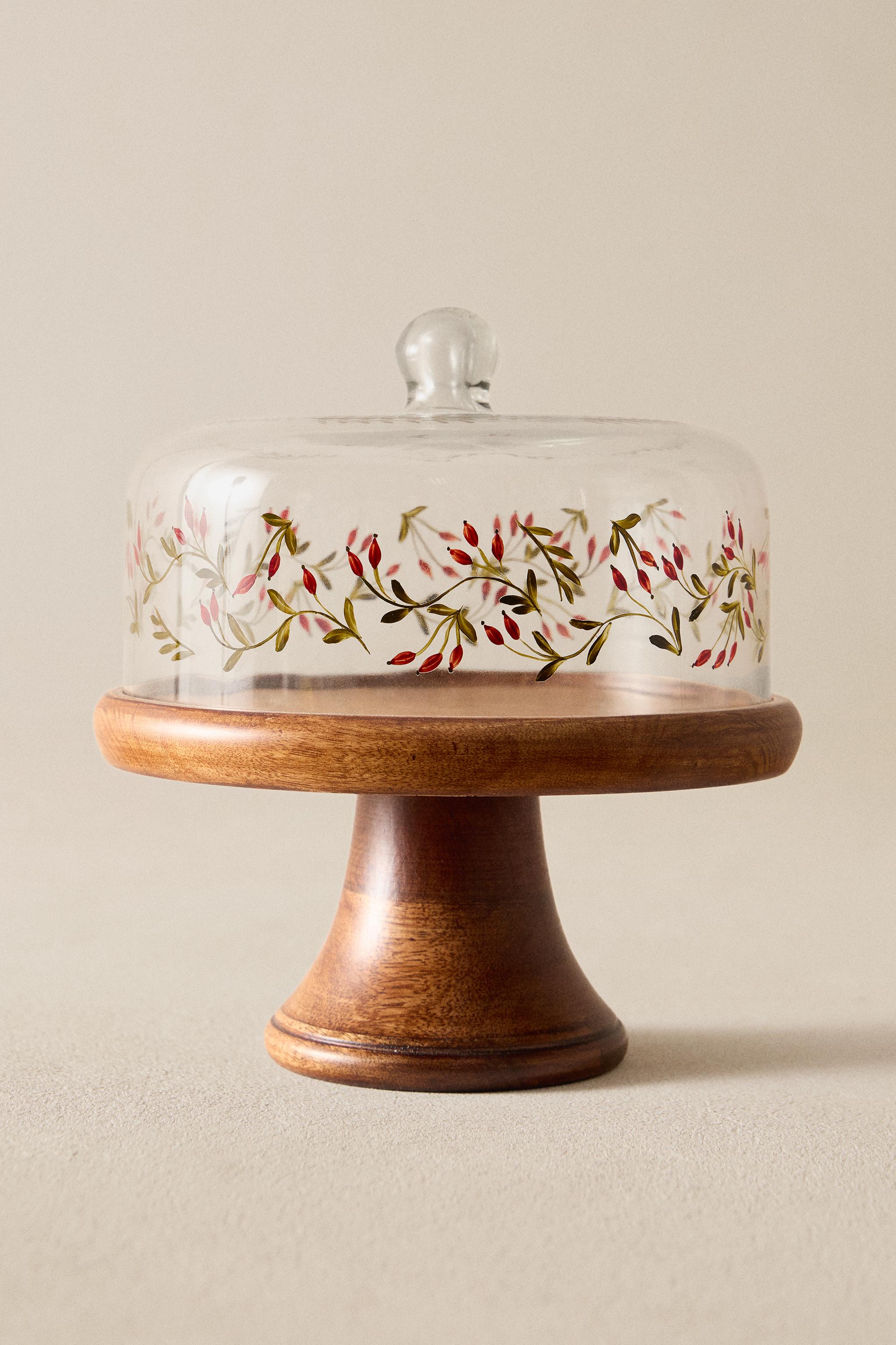 クリスマス ウッド ケーキスタンド - レッド | ZARA Japan / 日本