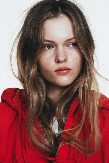 NYLON JACKET WITH TIES - Red by Zara - Image 4