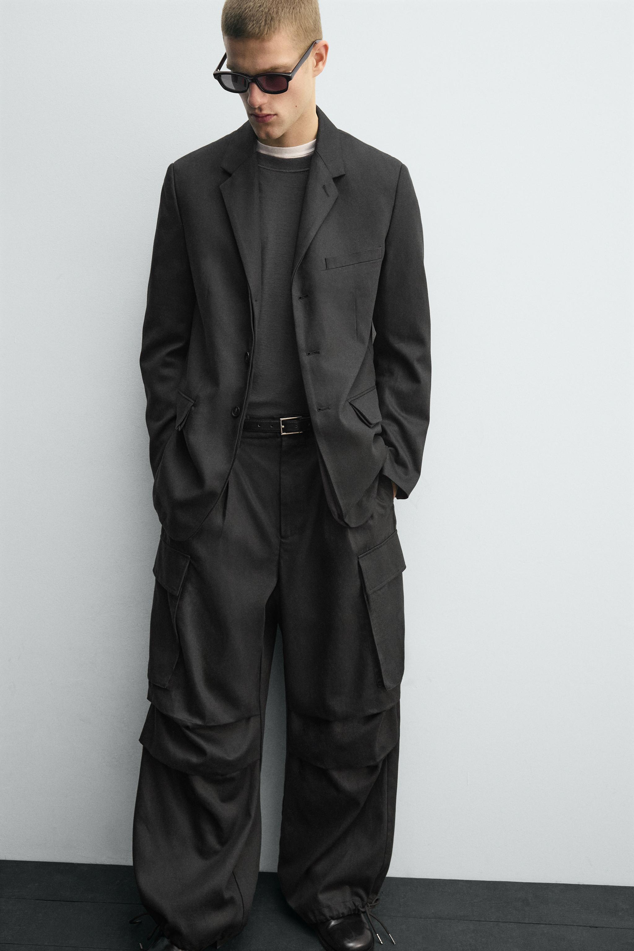 SOSHIOTSUKI X ZARA リラックスフィットスーツカーゴパンツ　38 SOSHIOTSUKI X ZARA リラックスフィットスーツ | ZARA Japan / 日本