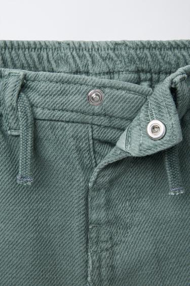 STANDARD SOFT TOUCH BERMUDA SHORTS - Blue green by Zara - Image 2