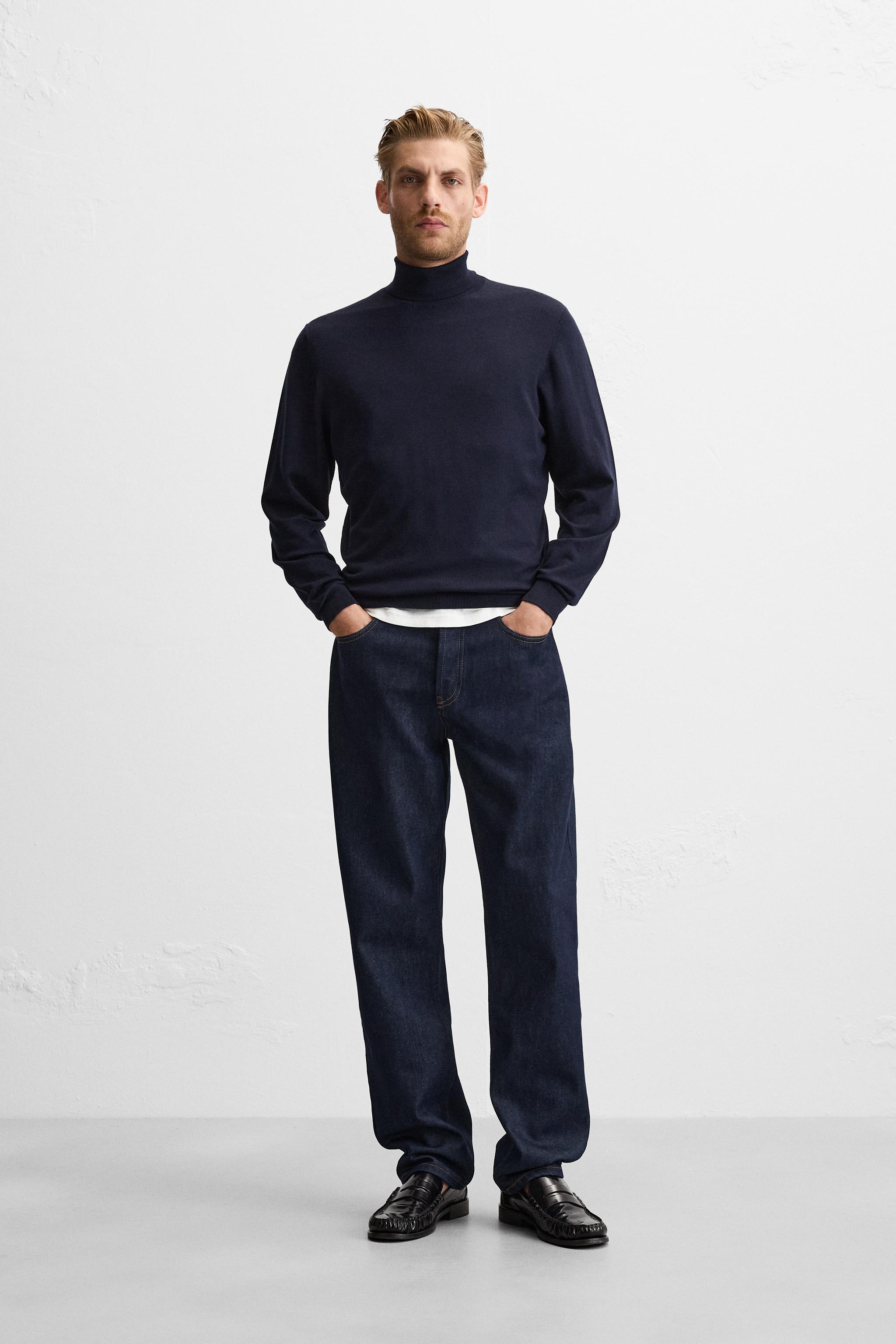 ビスコース混セーター - ブラック | ZARA Japan / 日本