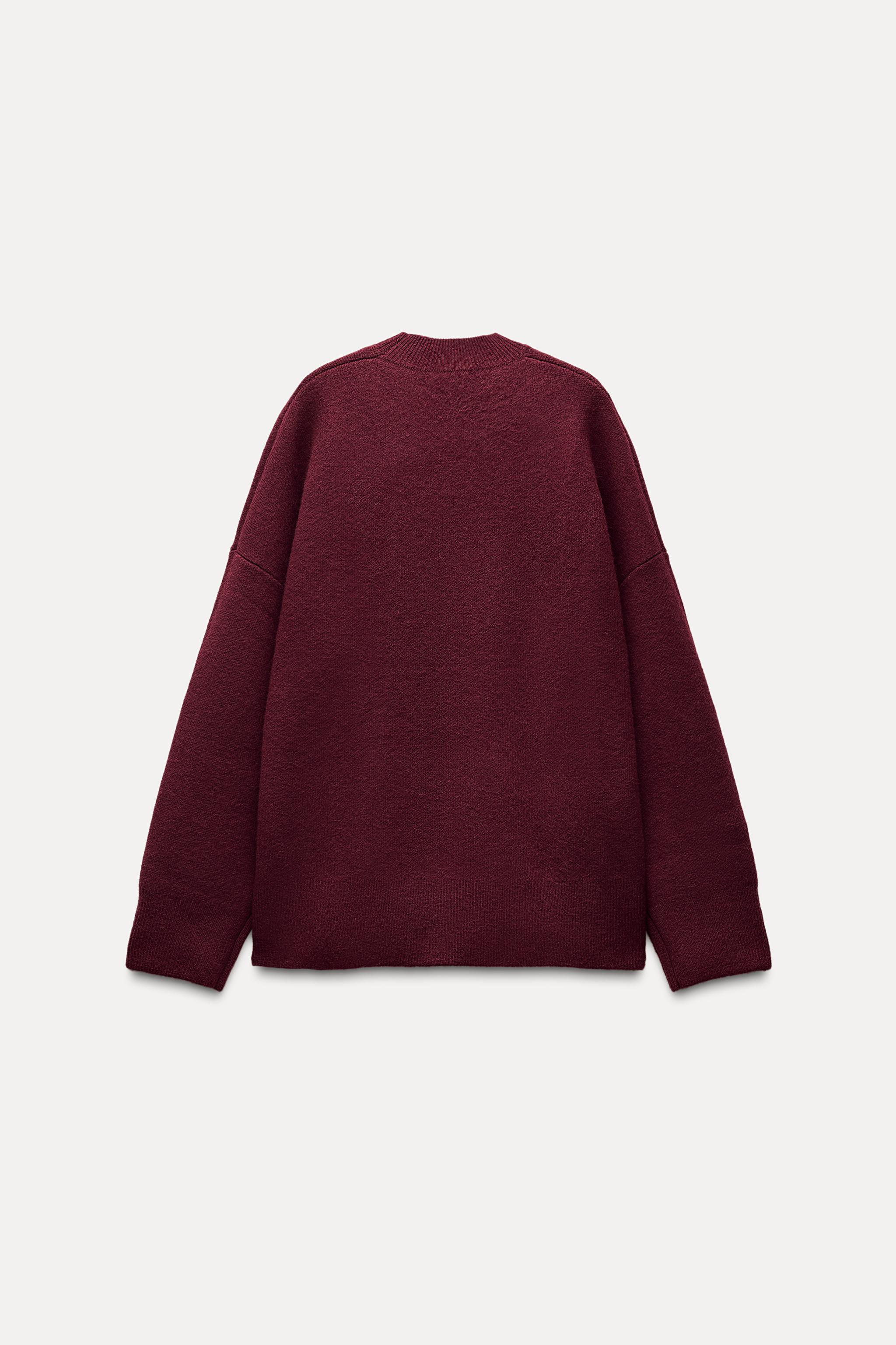 Zara knit top sweater 6/7