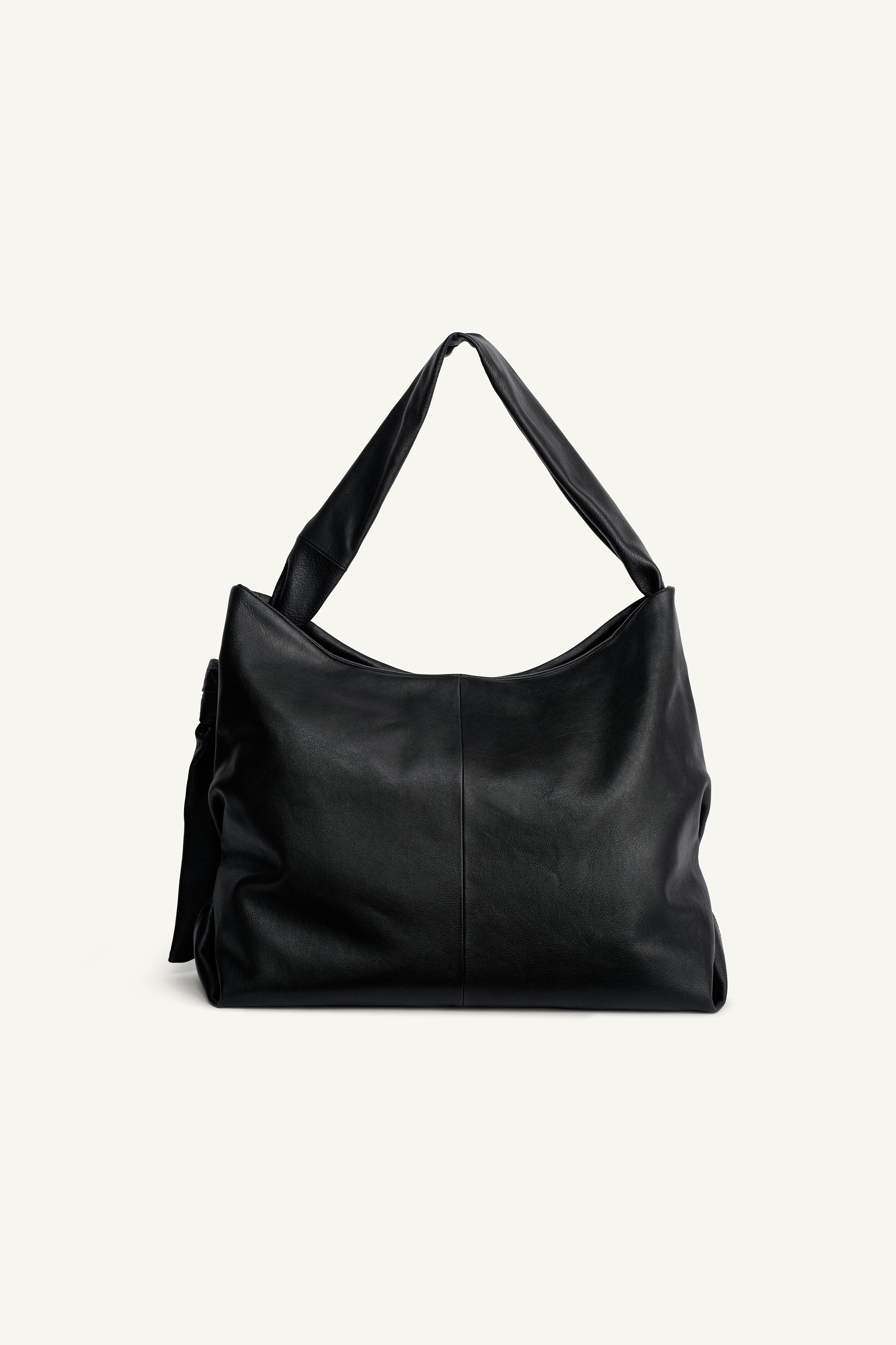 LEATHER SHOPPER BAG