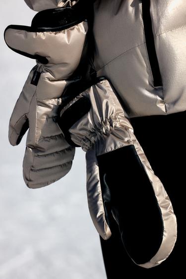כפפות סקי עמידות במים Polartec® - מוזהב של Zara