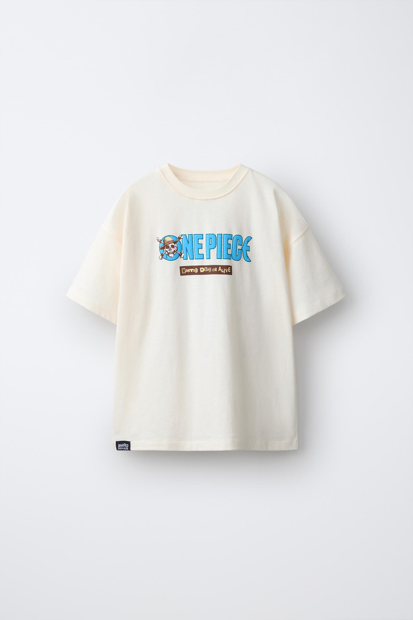 Детская футболка Zara One Piece Netflix © Printed, цвет: Белый