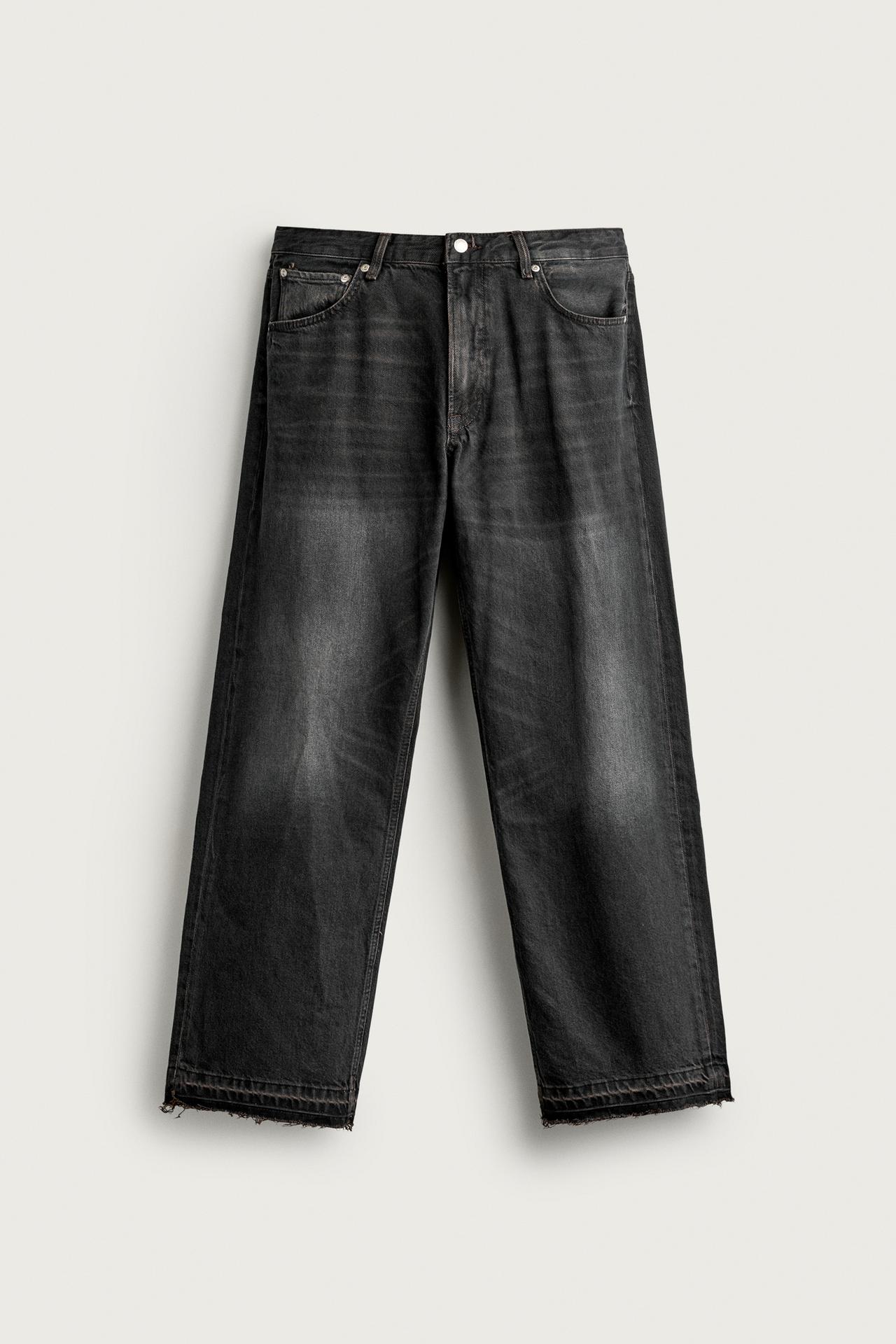 LOOSE-FIT JEANS — Charcoal