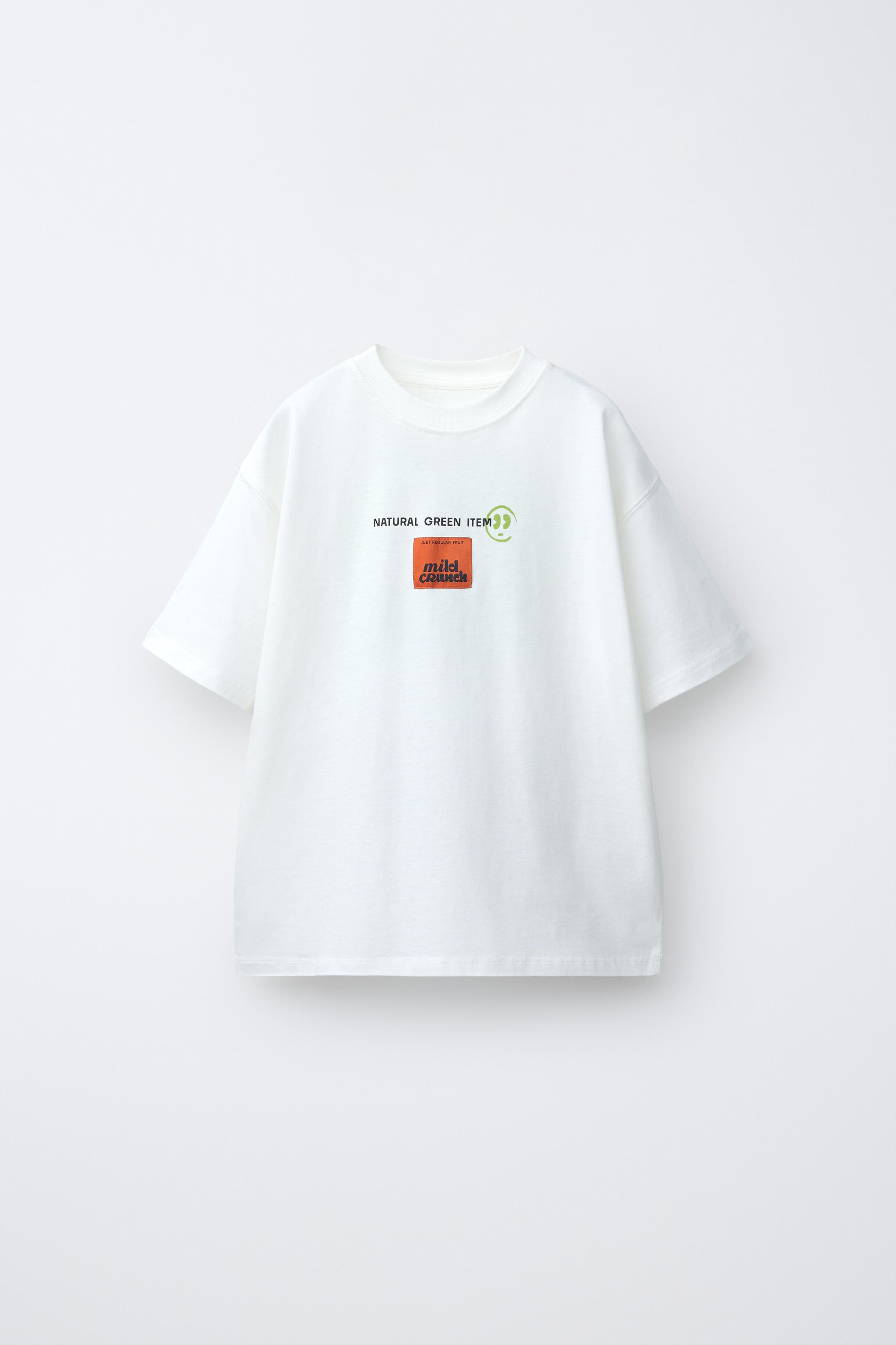 Invel Tシャツ G1 APPLE PRINT T-SHIRT - Light lime green | ZARA Canada