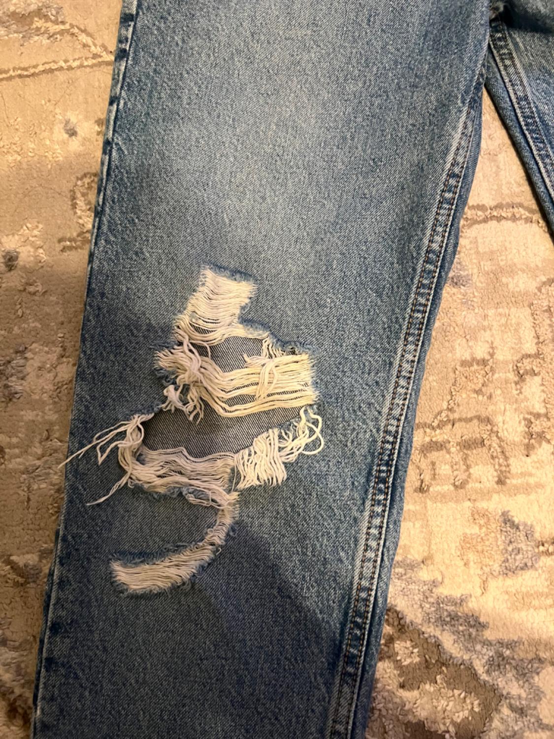 RIPPED MOM FIT JEANS TRF - Image 3