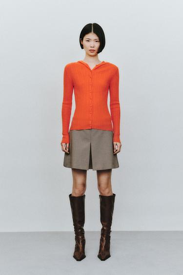 ZW COLLECTION プリーツショートスカートタフィー0ZaraのZW COLLECTION プリーツショートスカート - タフィー - 画像 0
